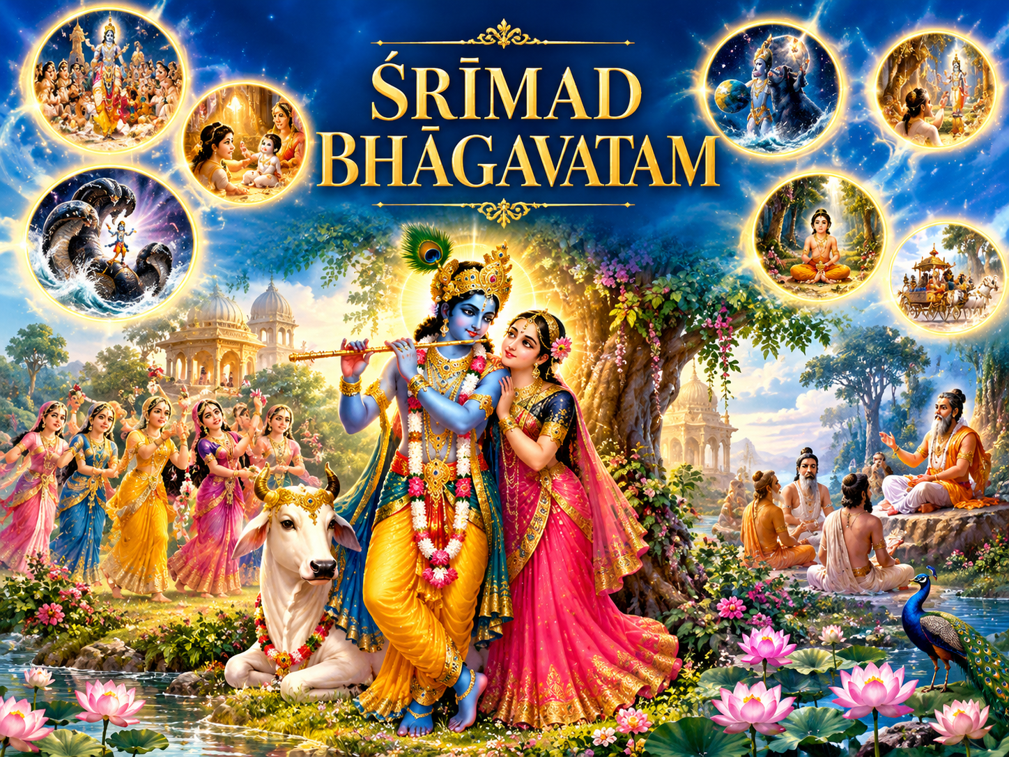 Srimad Bhagavatam illustration